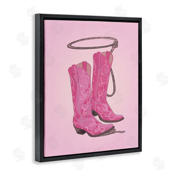 Stupell Industries Nataly White | Cowgirl Boots & Lasso Wall Art