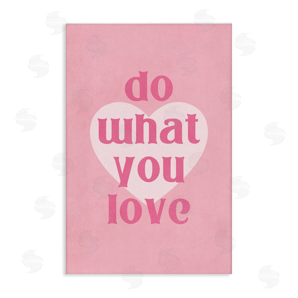 stupell industries Nataly White | Do What You Love Pink Wall Art