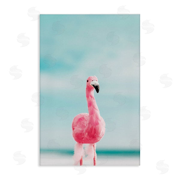 stupell industries Nataly White | Funky Summer Flamingo Wall Art