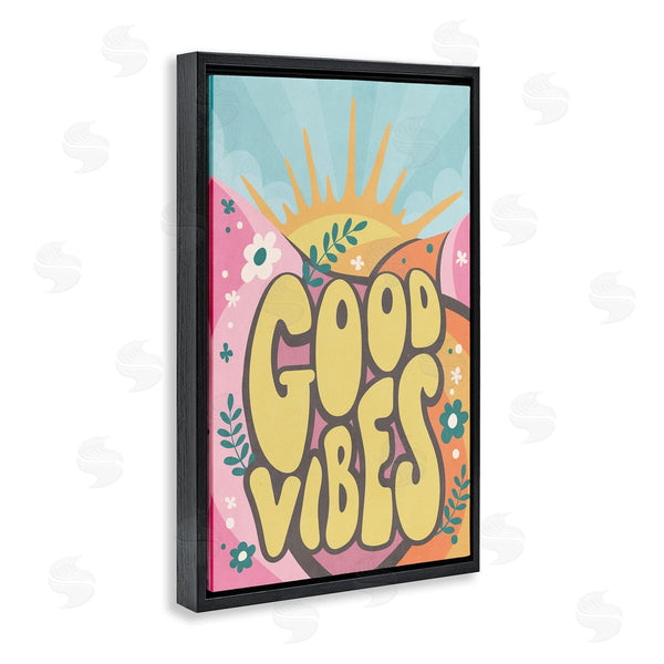 Stupell Industries Nataly White | Good Vibes Groovy Nature Wall Art