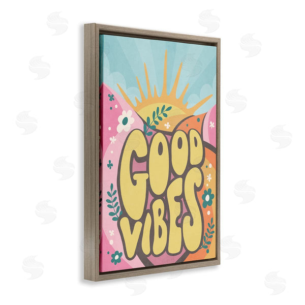 Stupell Industries Nataly White | Good Vibes Groovy Nature Wall Art