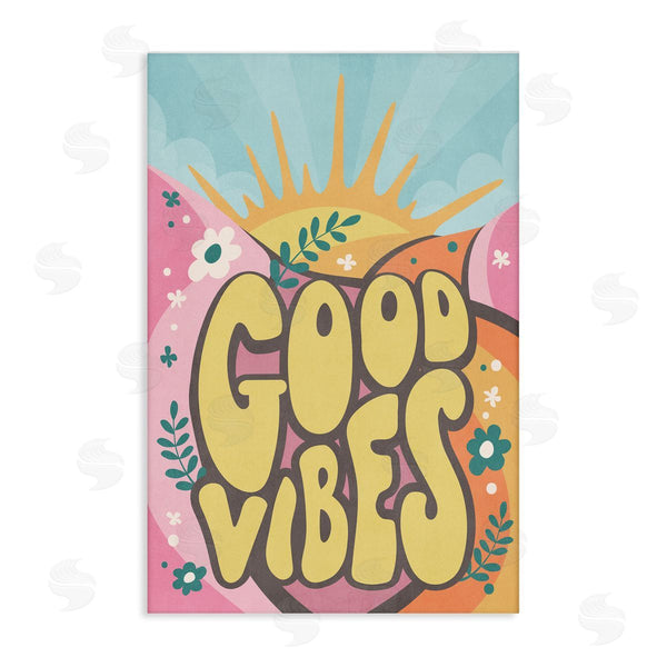 stupell industries Nataly White | Good Vibes Groovy Nature Wall Art