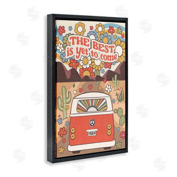 Stupell Industries Nataly White | Groovy Best Yet To Come Wall Art
