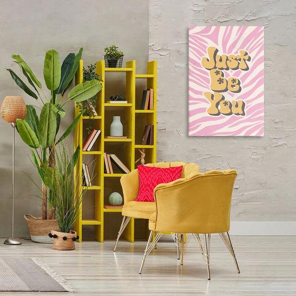 Stupell Industries Nataly White | Just Be You On Zebra Wall Art