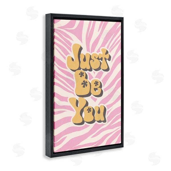 Stupell Industries Nataly White | Just Be You On Zebra Wall Art
