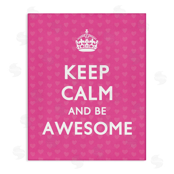stupell industries Nataly White | Keep Calm Be Awesome Wall Art