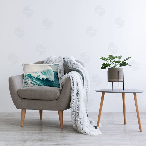 Stupell Industries Nataly White | Large Breaking Wave