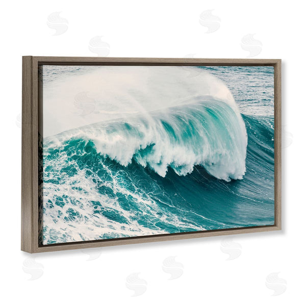 Stupell Industries Nataly White | Large Breaking Wave Wall Art