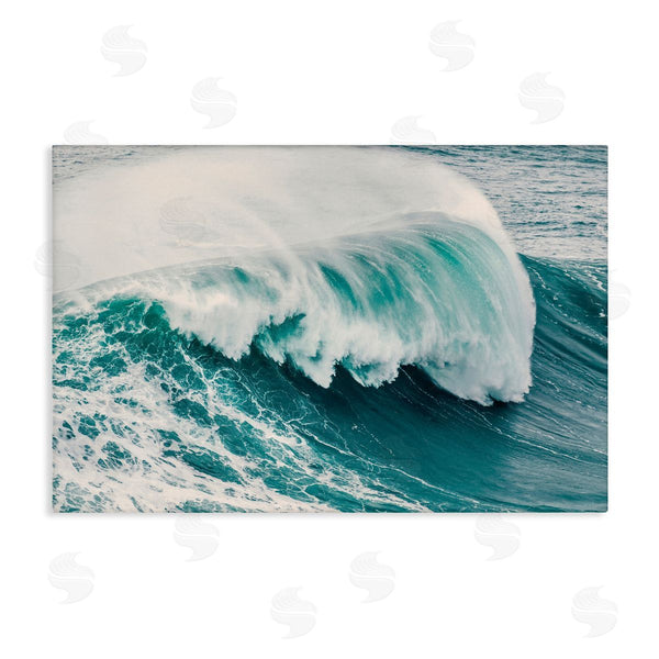 stupell industries Nataly White | Large Breaking Wave Wall Art