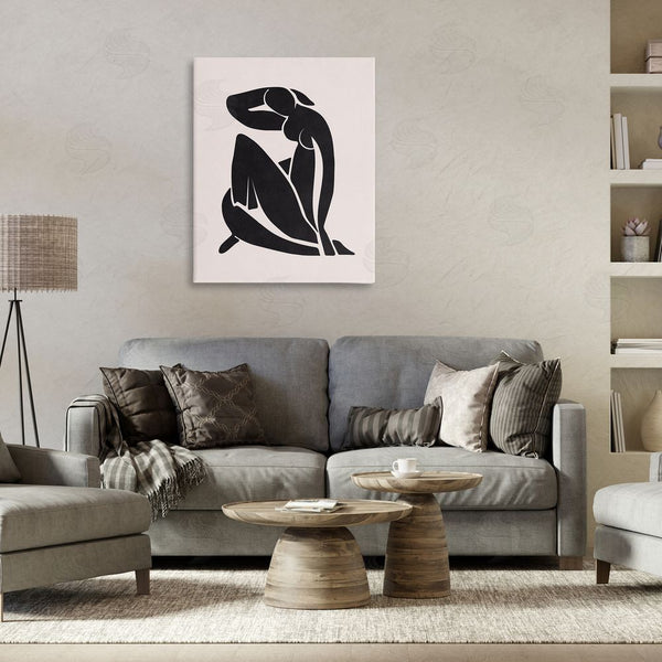 Stupell Industries Nataly White | Midcentury Boho Figure Wall Art
