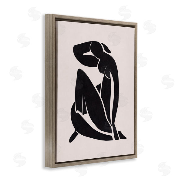 Stupell Industries Nataly White | Midcentury Boho Figure Wall Art