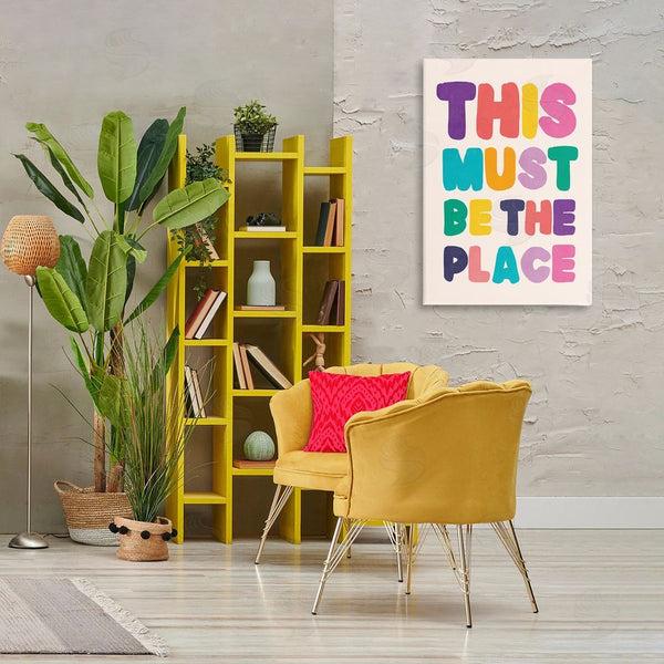 Stupell Industries Nataly White | Must Be The Place Phrase Wall Art