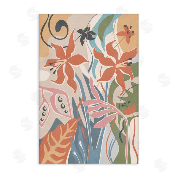 stupell industries Nataly White | Neutral Whimsy Florals Wall Art