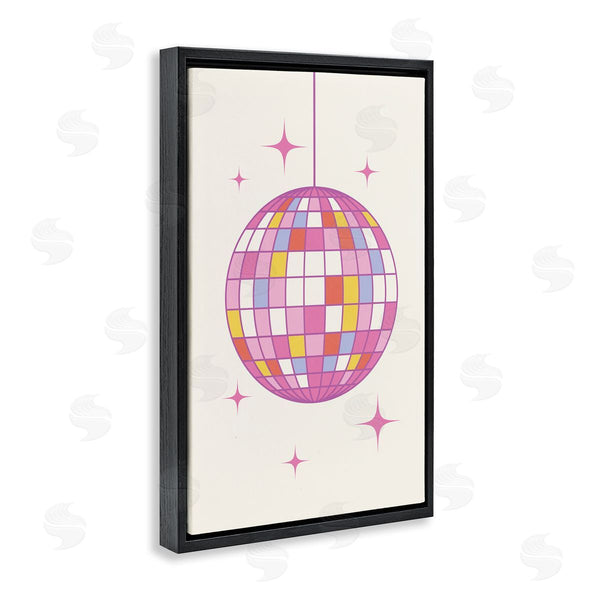 Stupell Industries Nataly White | Pastel Disco Ball Wall Art