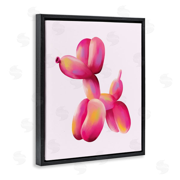 Stupell Industries Nataly White | Pink Balloon Dog Wall Art