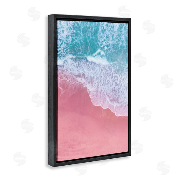 Stupell Industries Nataly White | Pink Surf Tide Wall Art