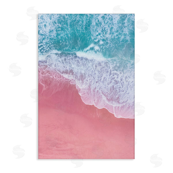 stupell industries Nataly White | Pink Surf Tide Wall Art