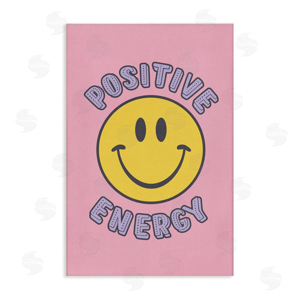 stupell industries Nataly White | Positive Energy Smiley Wall Art