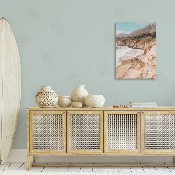 Stupell Industries Nataly White | Rocky Ocean Cove Wall Art