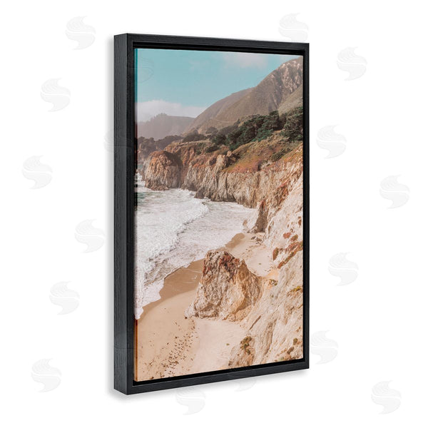 Stupell Industries Nataly White | Rocky Ocean Cove Wall Art