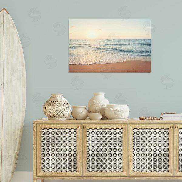 Stupell Industries Nataly White | Rolling Tide Beach Wall Art