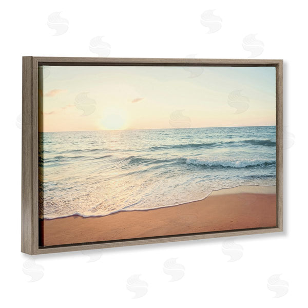 Stupell Industries Nataly White | Rolling Tide Beach Wall Art