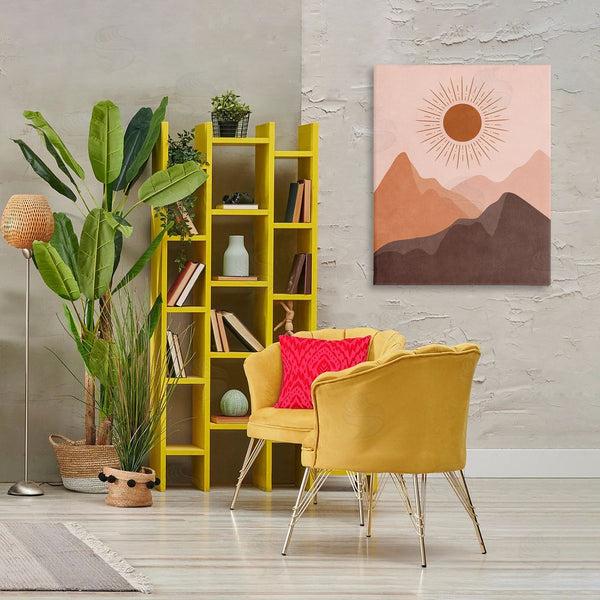 Stupell Industries Nataly White | Rust Boho Mountains Wall Art