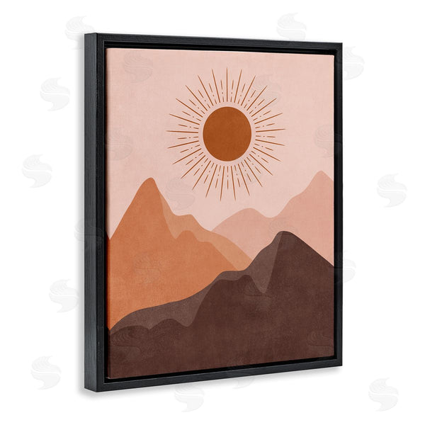 Stupell Industries Nataly White | Rust Boho Mountains Wall Art