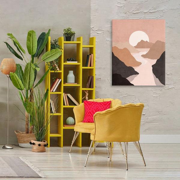 Stupell Industries Nataly White | Rust Boho Stream Wall Art