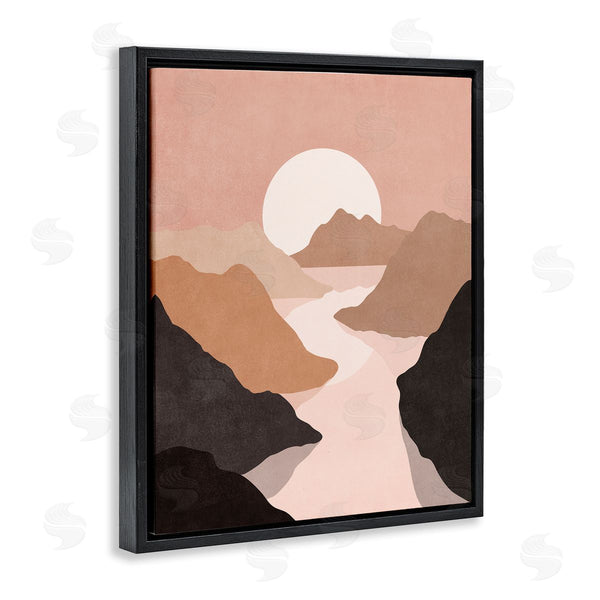 Stupell Industries Nataly White | Rust Boho Stream Wall Art