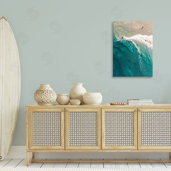 Stupell Industries Nataly White | Surfing Clear Waters Wall Art
