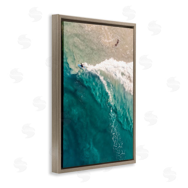Stupell Industries Nataly White | Surfing Clear Waters Wall Art