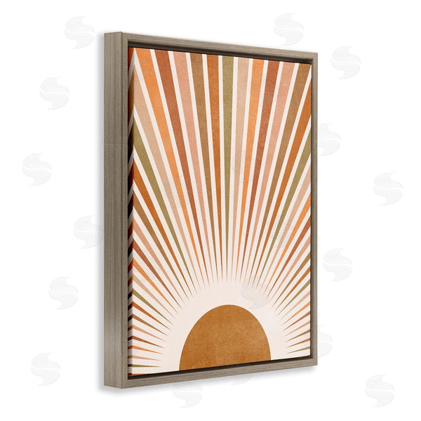 Stupell Industries Nataly White | Vintage Boho Sunburst Wall Art