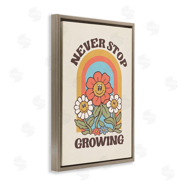 Stupell Industries Nataly White | Vintage Never Stop Growing Wall Art