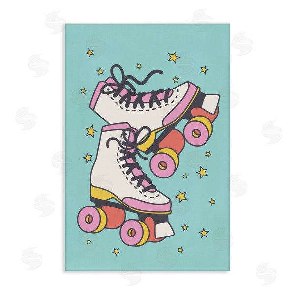stupell industries Nataly White | Vintage Roller Skates Wall Art