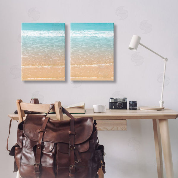 Stupell Industries Nataly White | Vivid Calming Beach Views Wall Art