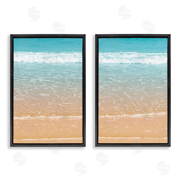 Stupell Industries Nataly White | Vivid Calming Beach Views Wall Art