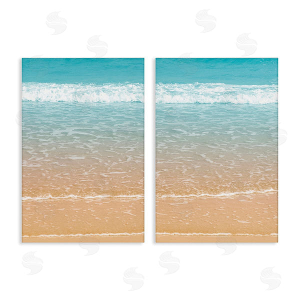 stupell industries Nataly White | Vivid Calming Beach Views Wall Art