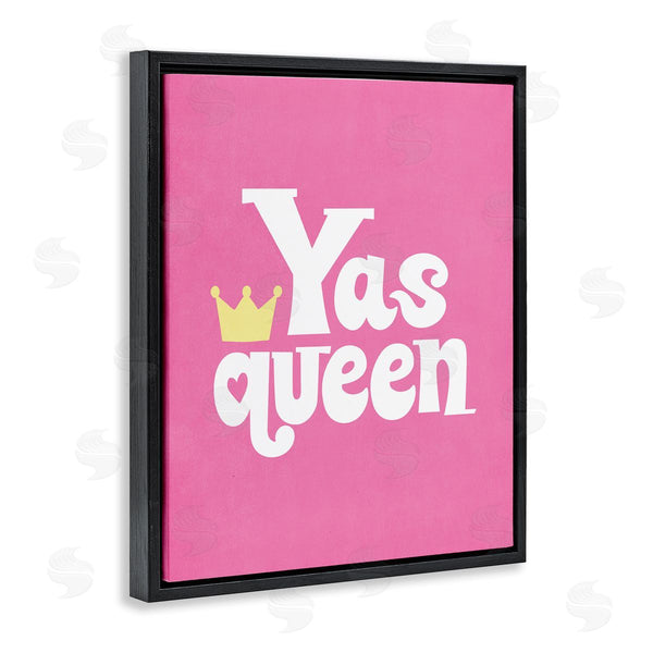 Stupell Industries Nataly White | Yas Queen With Crown Wall Art