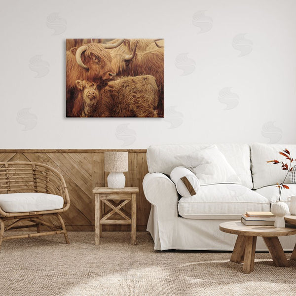 Stupell Industries Nathan Larson | Cattle & Calf Photography Wall Art