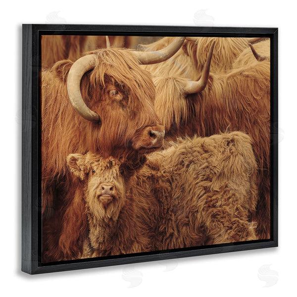 Stupell Industries Nathan Larson | Cattle & Calf Photography Wall Art