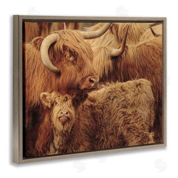 Stupell Industries Nathan Larson | Cattle & Calf Photography Wall Art