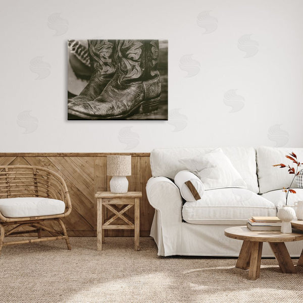 Stupell Industries Nathan Larson | Cowboy Boots Photography Wall Art