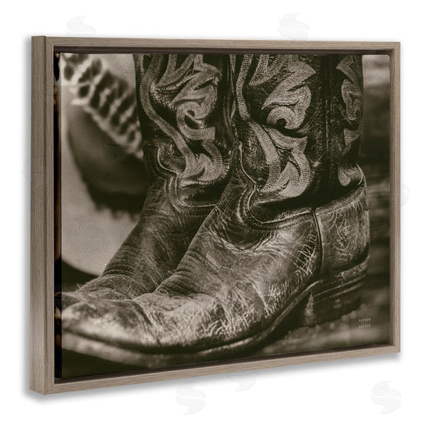 Stupell Industries Nathan Larson | Cowboy Boots Photography Wall Art