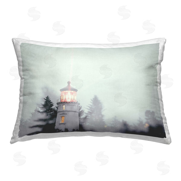 stupell industries Nathan Larson | Lighthouse & Pine Trees
