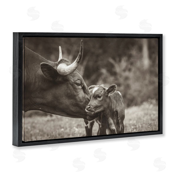 Stupell Industries Nathan Larson | Longhorn Kiss Photography Wall Art