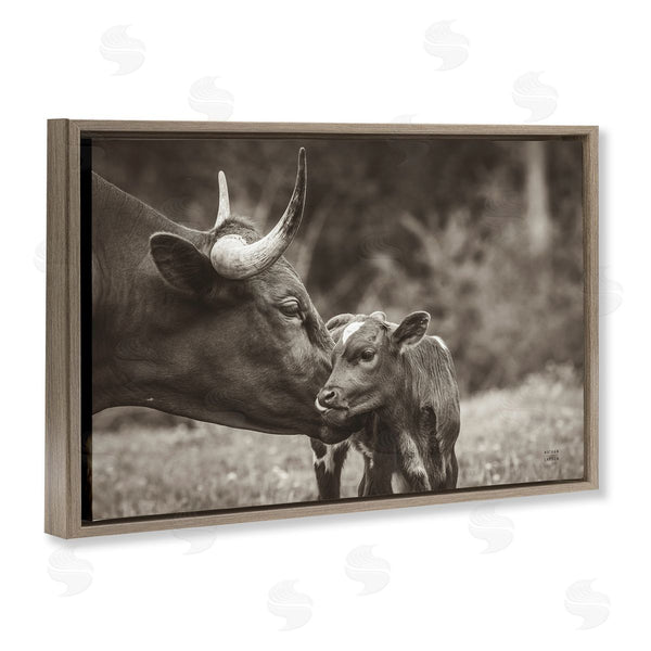Stupell Industries Nathan Larson | Longhorn Kiss Photography Wall Art