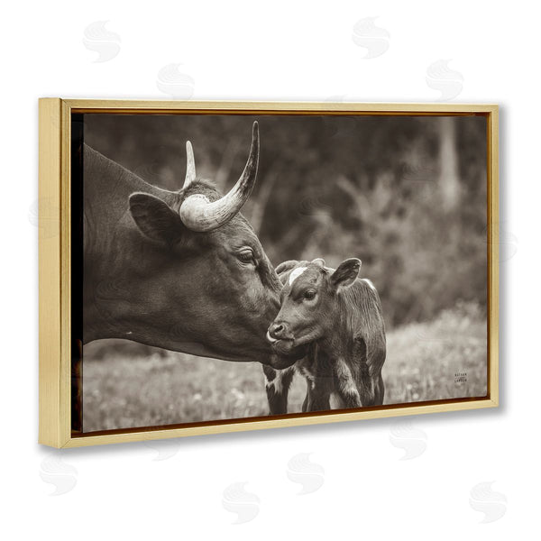 Stupell Industries Nathan Larson | Longhorn Kiss Photography Wall Art