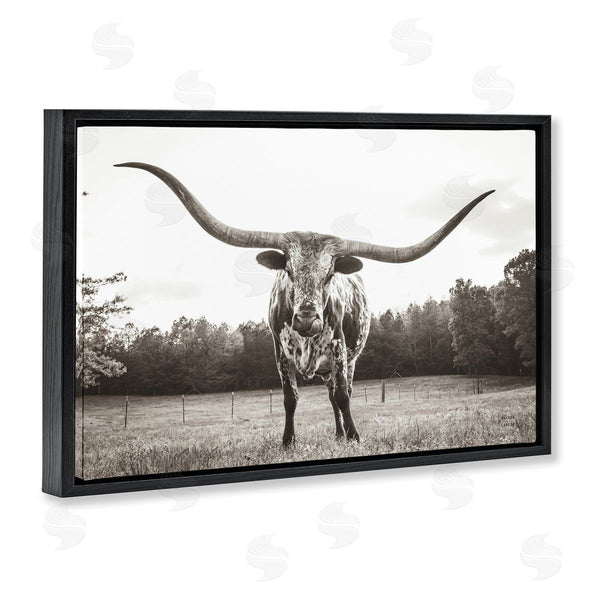 Stupell Industries Nathan Larson | Longhorn Licking Lips