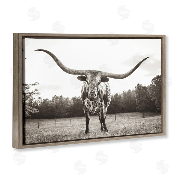 Stupell Industries Nathan Larson | Longhorn Licking Lips